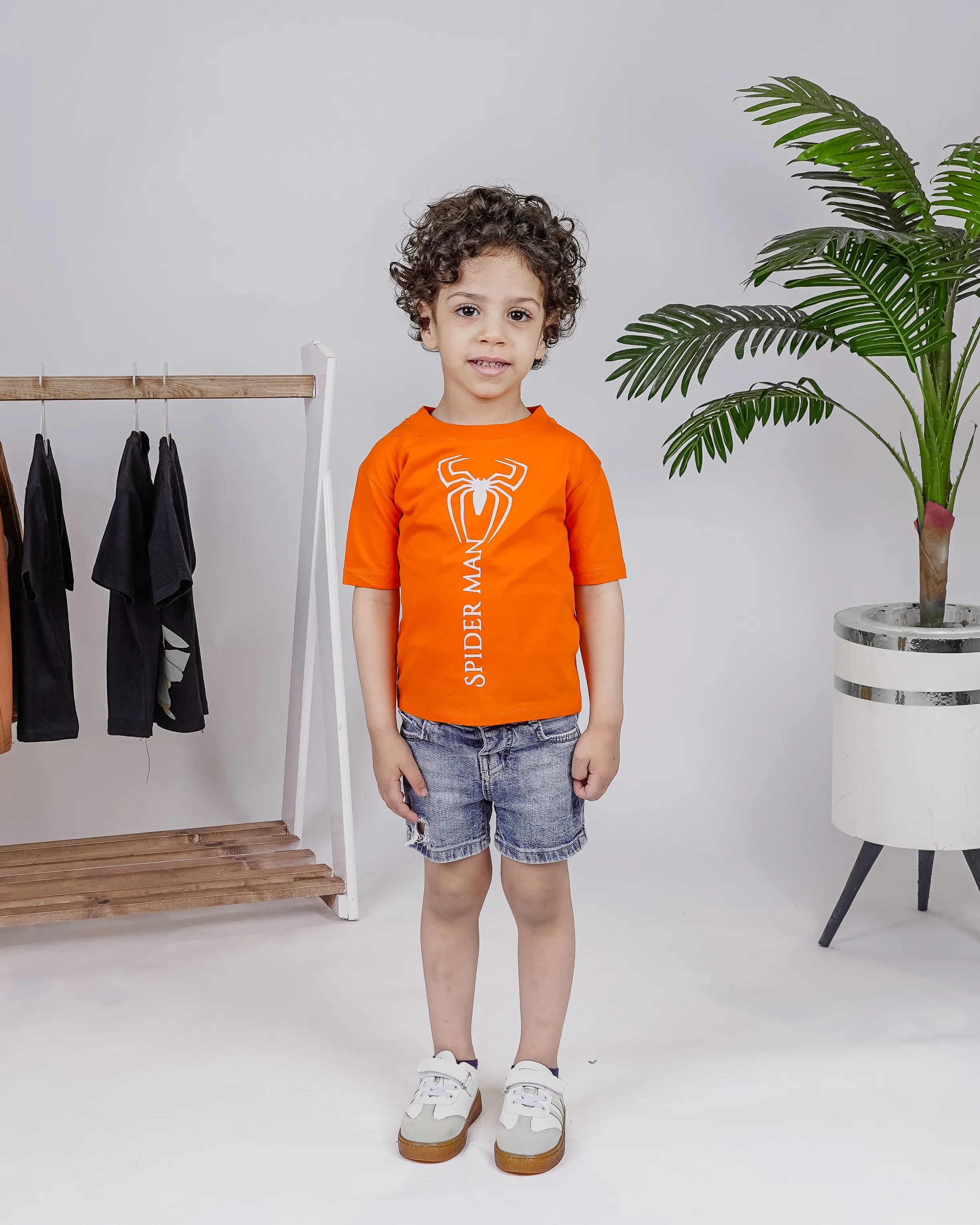 Orange Spider-man T-shirt