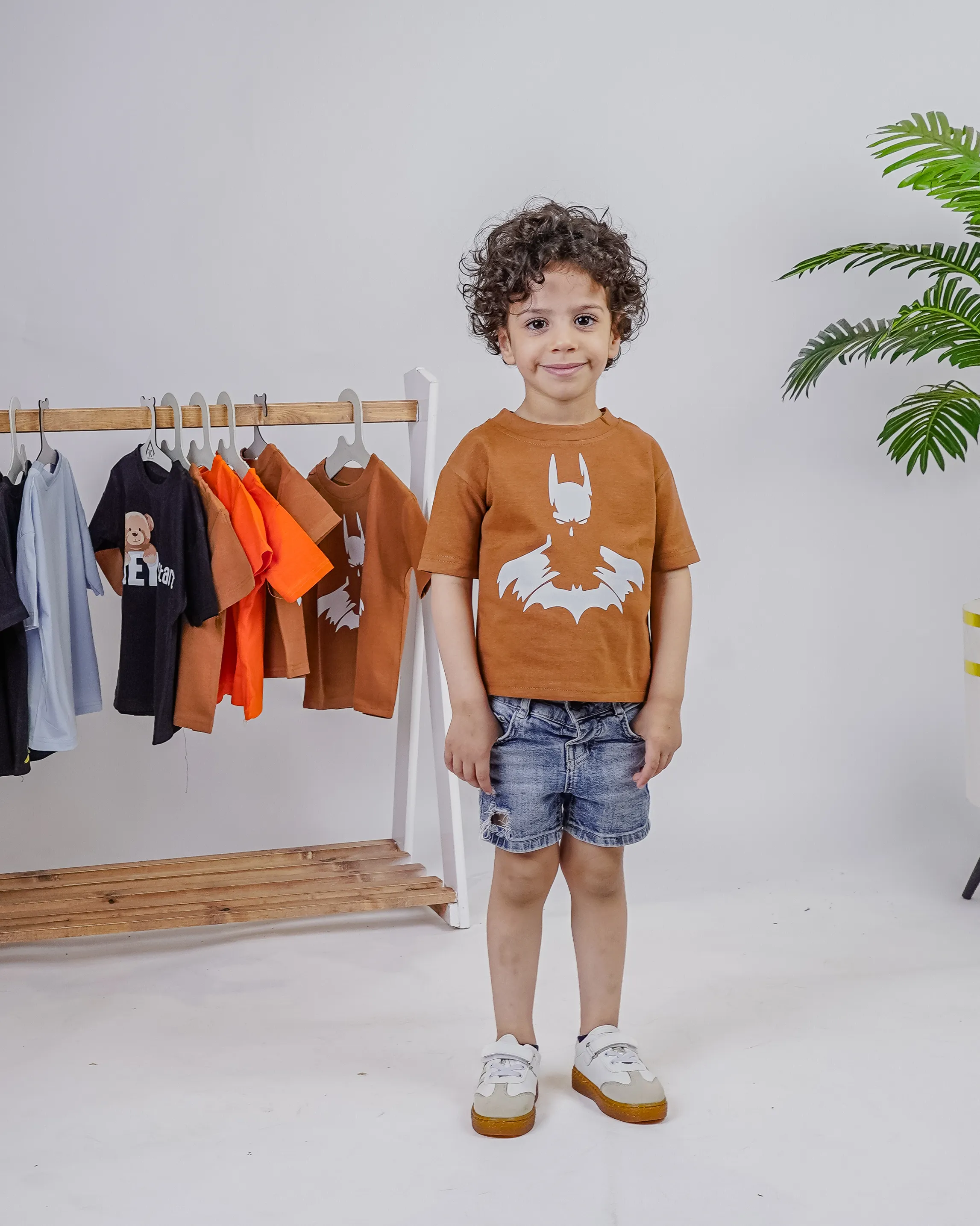 Metalic-brown batman T-shirt